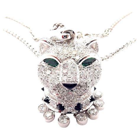 cartier panther necklace price|cartier panthere necklace price.